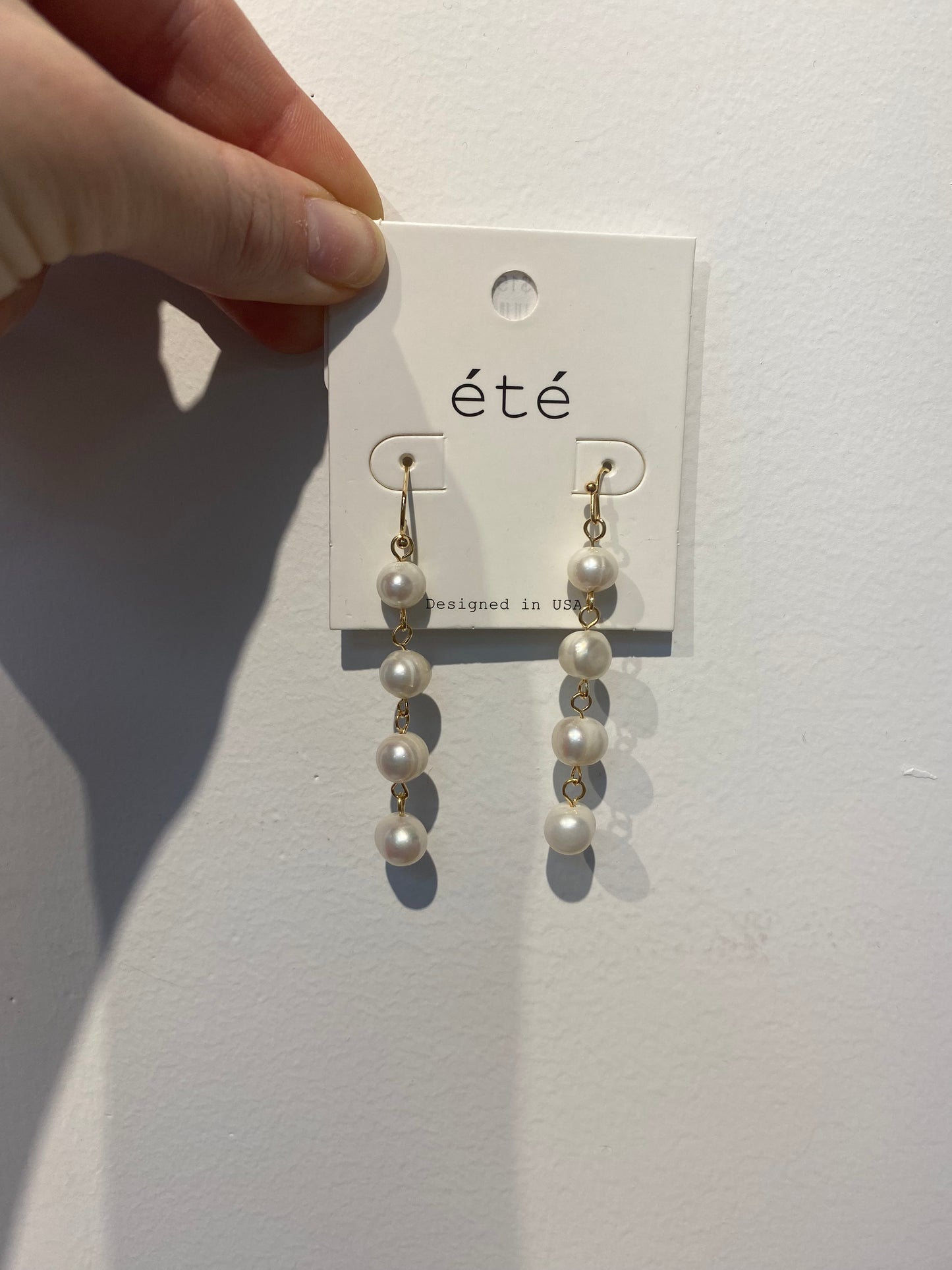 Pearl Teardrop  Earrings