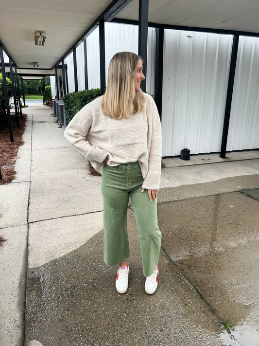 Sage Cropped Pant