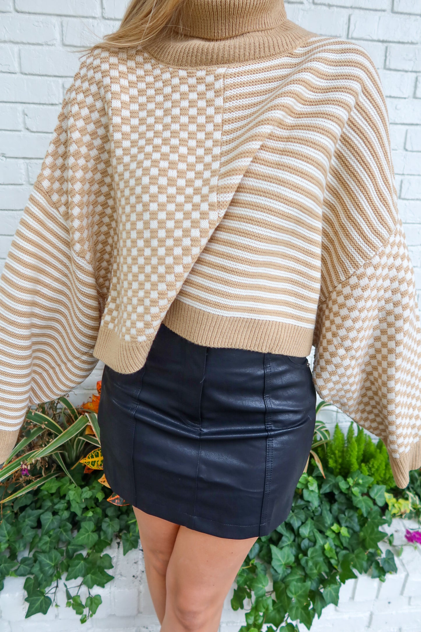 Nicole Leather Skirt