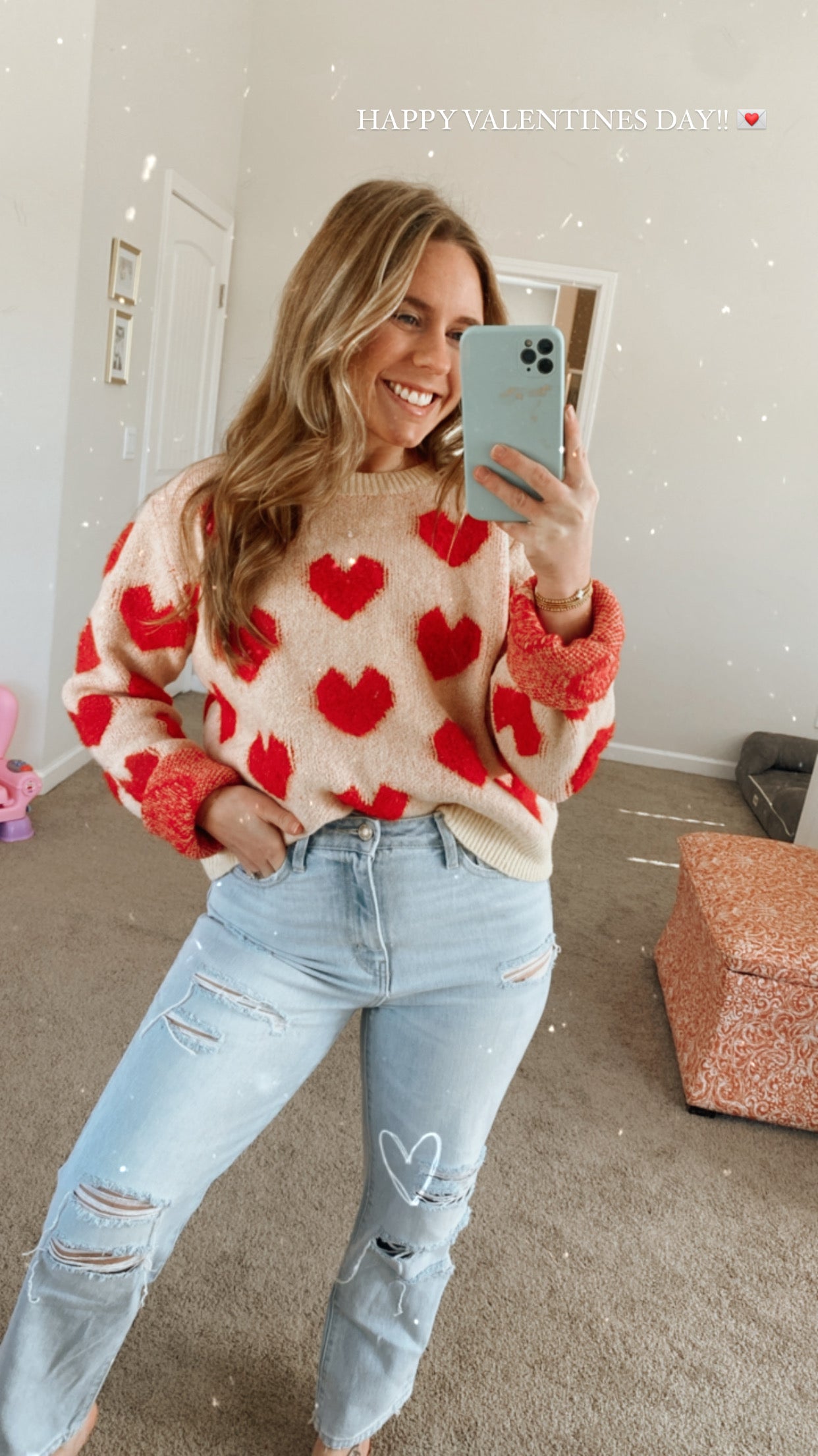 Cupid Heart Sweater