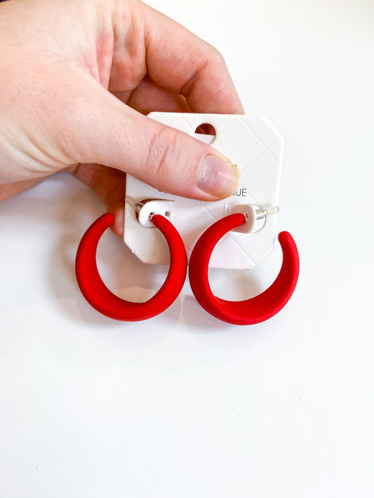 Red Hoops - small