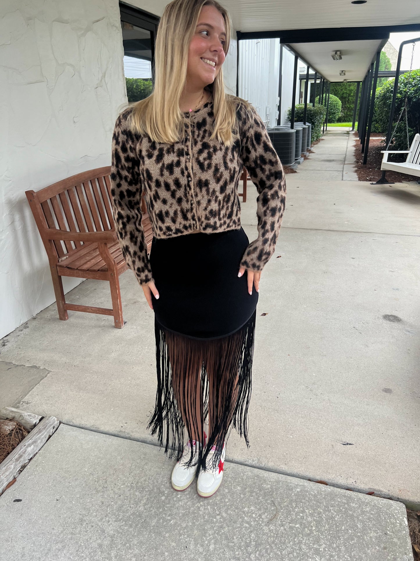 Debby Fringe Skirt